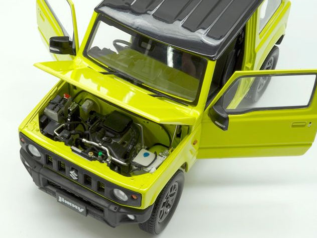 BM CREATIONS 18B0001 1/18 Suzuki Jimny JB64 Kinetic Yellow ZZB RHD Jpn Sp 660cc