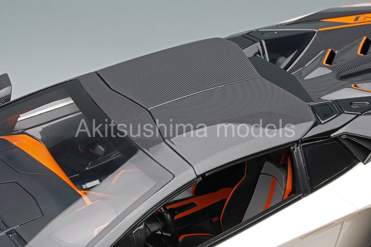 Make Up EML030J 1/18 Lamborghini Aventador SVJ 63 Roadster 2019 Blue Emera Limited 63pcs