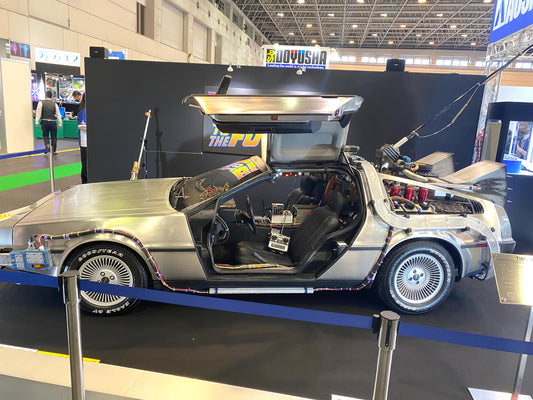 The actual Delorean car was incredible!