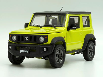 BM CREATIONS 18B0009 1/18 Suzuki Jimny JB74 Kinetic Yellow LHD Model Car