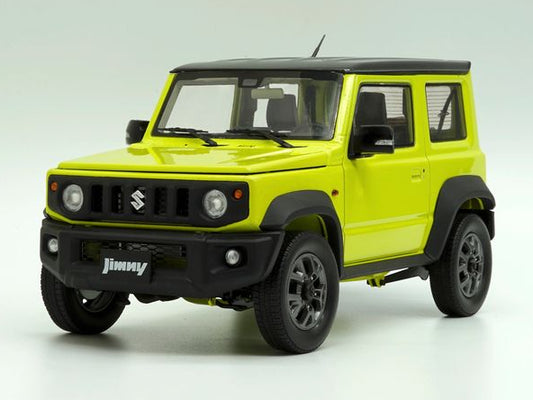 BM CREATIONS 18B0009 1/18 Suzuki Jimny JB74 Kinetic Yellow LHD Model Car