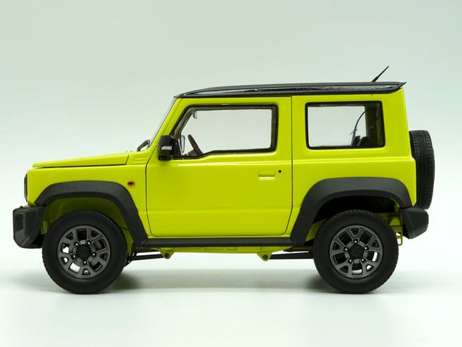 BM CREATIONS 18B0008 1/18 Suzuki Jimny JB74 Kinetic Yellow DG5 RHD Model Car