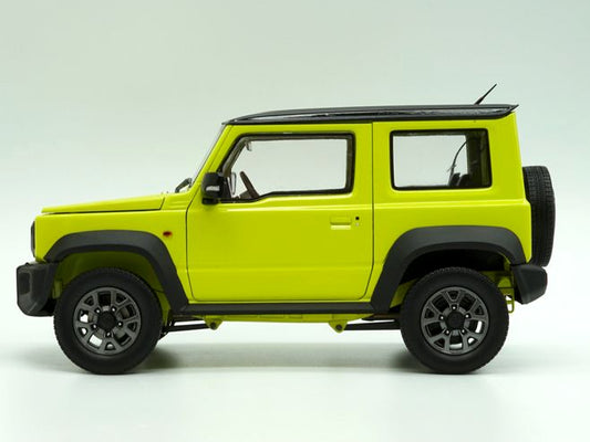 BM CREATIONS 18B0008 1/18 Suzuki Jimny JB74 Kinetic Yellow DG5 RHD Model Car