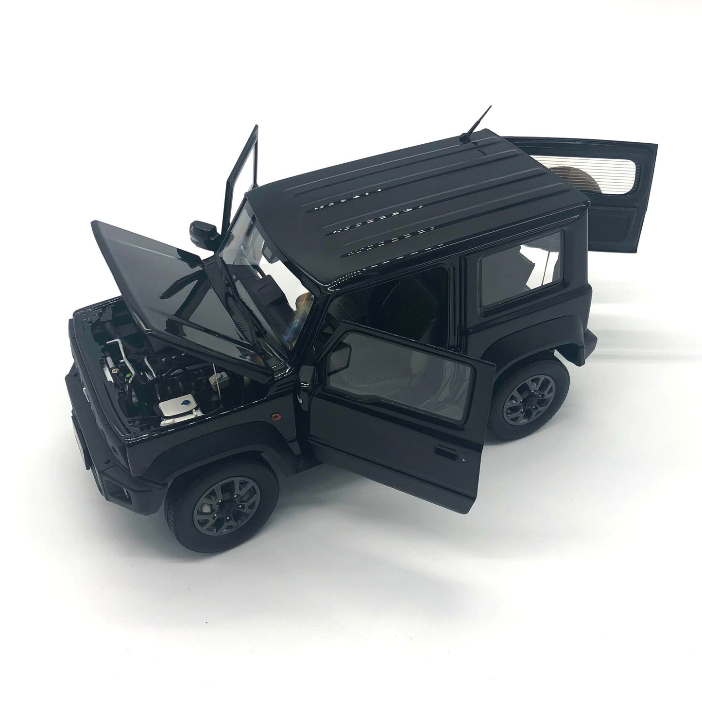 BM CREATIONS 18B0011 1/18 Suzuki Jimny JB74 Bluish Black Pearl 3 LHD Model Car