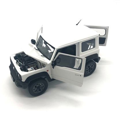 BM CREATIONS 18B0014 1/18 Suzuki Jimny JB74 Superior White 26U RHD Model Car