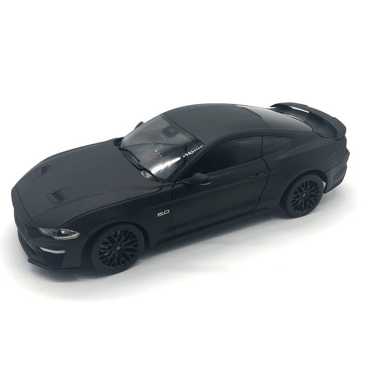 DIECAST MASTERS 61006 1/18 MUSTANG GT 2019 RHD Matte Black Model Car