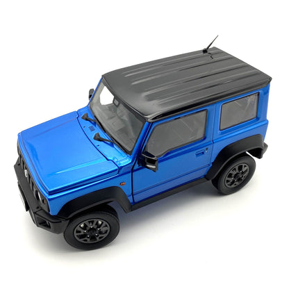 BM CREATIONS 18B0020 1/18 Suzuki Jimny JB74 2018 Brisk Blue Metallic RHD