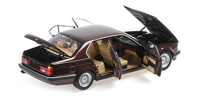 MINICHAMPS 100023007 BMW 730I (E32) – 1986 – RED