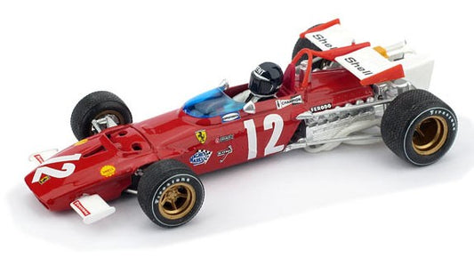 BRUMM R312CH 1/43 Ferrari 312B Austria GP 1970 Winner #12 J.Ickx Model Car