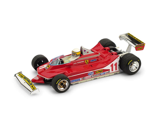BRUMM R511CH 1/43 Ferrari 312 T4 1979 Italian GP 1st #11 J. Schekter w/ Driver