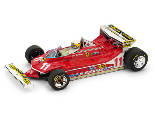 BRUMM R513CH 1/43 Ferrari 312 T4 1979 Monaco GP 1st #11 Jody Schekter w/ Driver