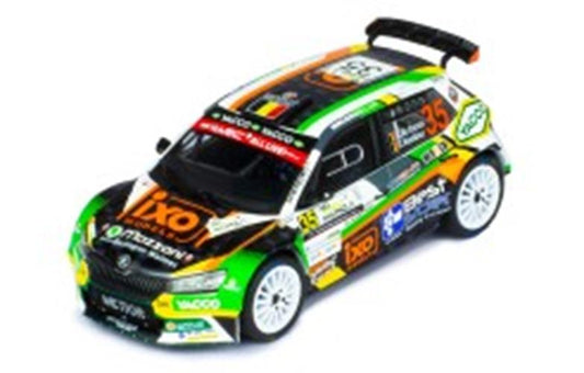 ixo RAM778LQ 1/43 Skoda Fabia R5 EVO ACI Rally Monza 2020 #35 Model Car