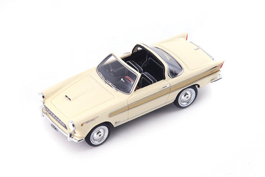 Auto Cult 05049 1/43 Fiat 1200 Vignale Wonderful 1957 Ivory Model Car