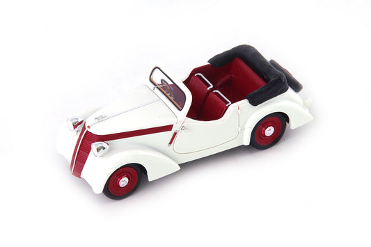 Auto Cult 030261 1/43 Jawa Minor 600 Convertible White / Red Model Car