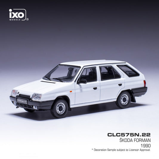 ixo CLC575N 1/43 SKODA Forman 1990 White Diecast Model Car