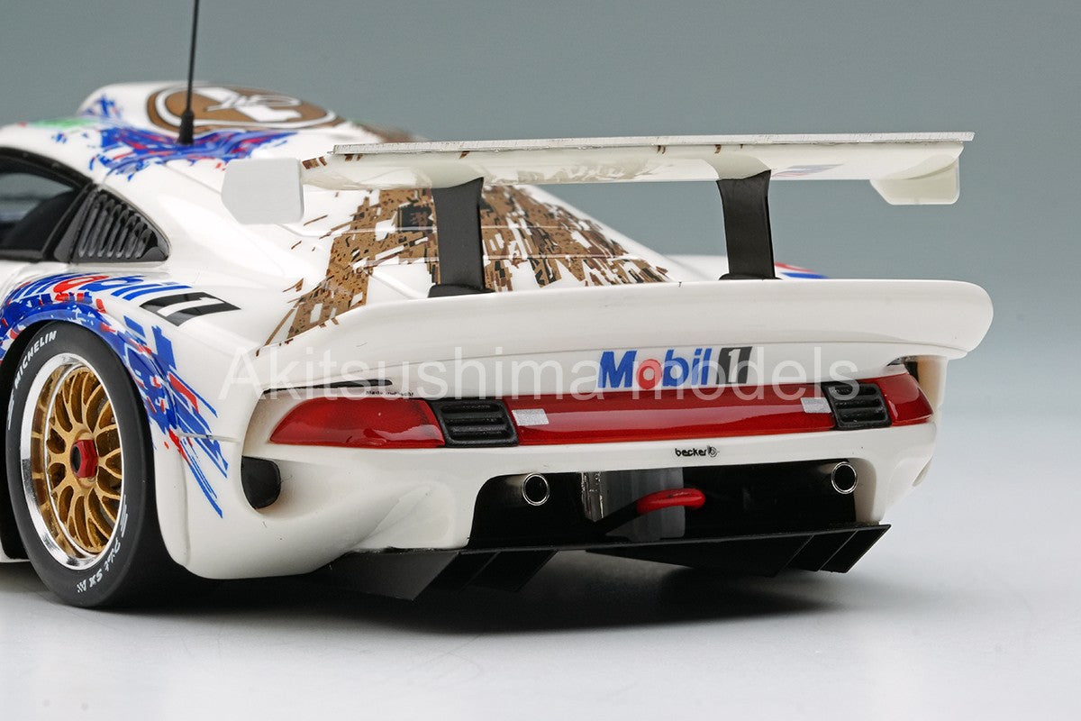 Make Up EIDOLON EM328A 1/43 Porsche 911 GT1 Le Mans 24h 1996 Winner Place Overall (GT1 Class Winner)