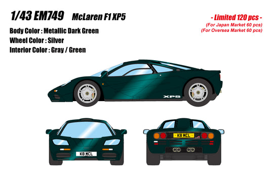 [Pre-order] Make Up EIDOLON EM749 McLaren F1 XP5 Metallic Dark Green Limited 120pcs (1112)