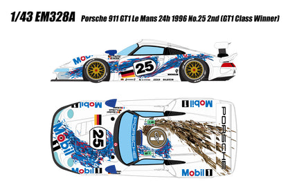[Pre-order] Make Up EIDOLON EM328A Porsche 911 GT1 Le Mans 24h 1996 No.25 2nd (GT1 Class Winner) (1203)