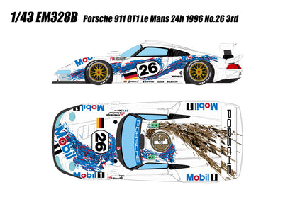 [Pre-order] Make Up EIDOLON EM328B Porsche 911 GT1 Le Mans 24h 1996 No.26 3rd (1203)
