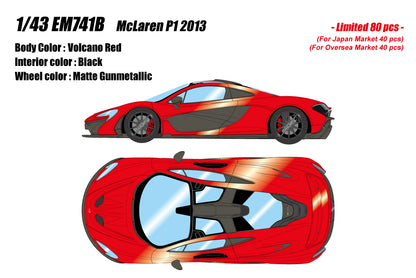 [Pre-order] Make Up EIDOLON EM741B McLaren P1 2013 Volcano Red Limited 80pcs (1203)
