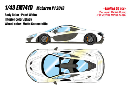 [Pre-order] Make Up EIDOLON EM741D McLaren P1 2013 Pearl White Limited 60pcs (1203)