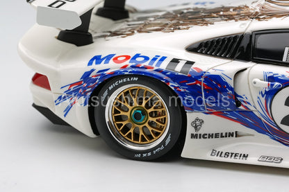 Make Up EIDOLON EM328A 1/43 Porsche 911 GT1 Le Mans 24h 1996 Winner Place Overall (GT1 Class Winner)