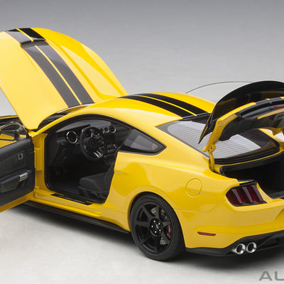 72932 Ford Mustang Shelby GT-350R (Triple Yellow) with Black Stripes