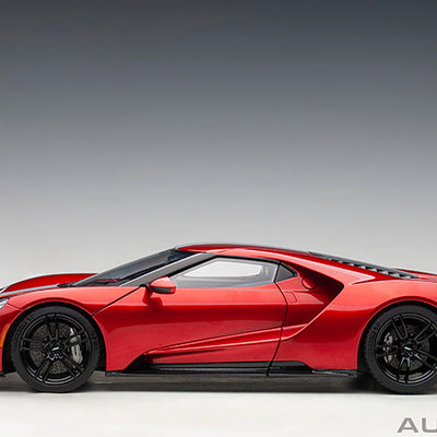72943 FORD GT 2017 (LIQUID RED/SILVER STRIPES)