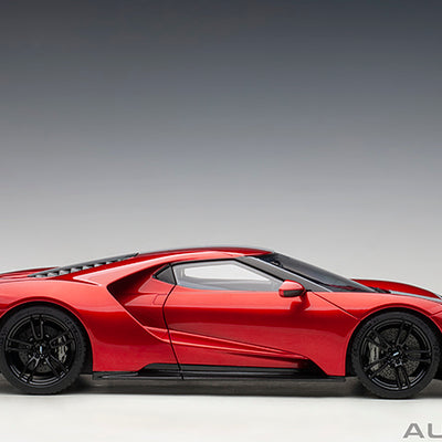 72943 FORD GT 2017 (LIQUID RED/SILVER STRIPES)