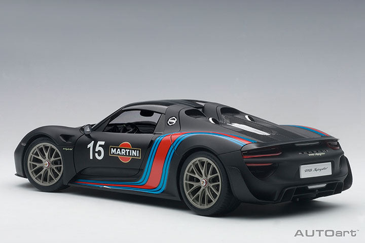 77929 PORSCHE 918 SPYDER WEISSACH PACKAGE (BLACK/MARTINI LIVERY)