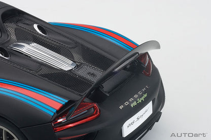 77929 PORSCHE 918 SPYDER WEISSACH PACKAGE (BLACK/MARTINI LIVERY)