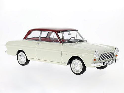 Best of Show BOS023 1/18 Taunus 12M P4 Limousine 2 door 65 White / Dark Red