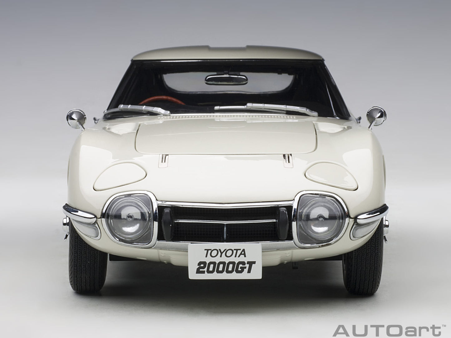 78754 Toyota 2000GT (White with metal wire spoke wheels)