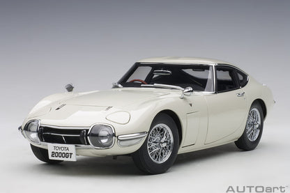 78754 Toyota 2000GT (White with metal wire spoke wheels)