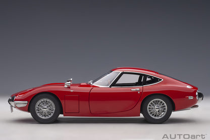 78761 Toyota 2000GT (Red with metal wire spoke wheels)