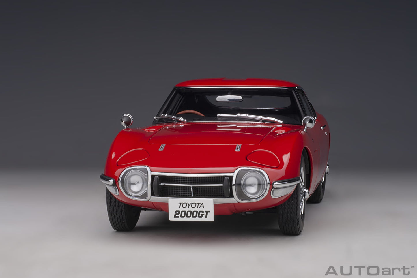 78761 Toyota 2000GT (Red with metal wire spoke wheels)