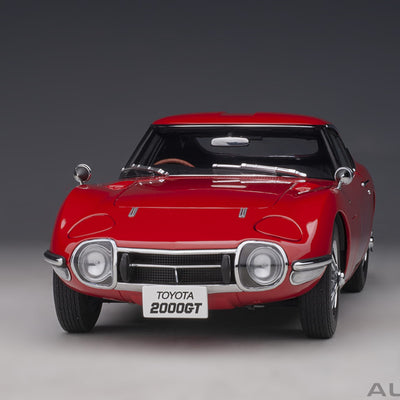 78761 Toyota 2000GT (Red with metal wire spoke wheels)