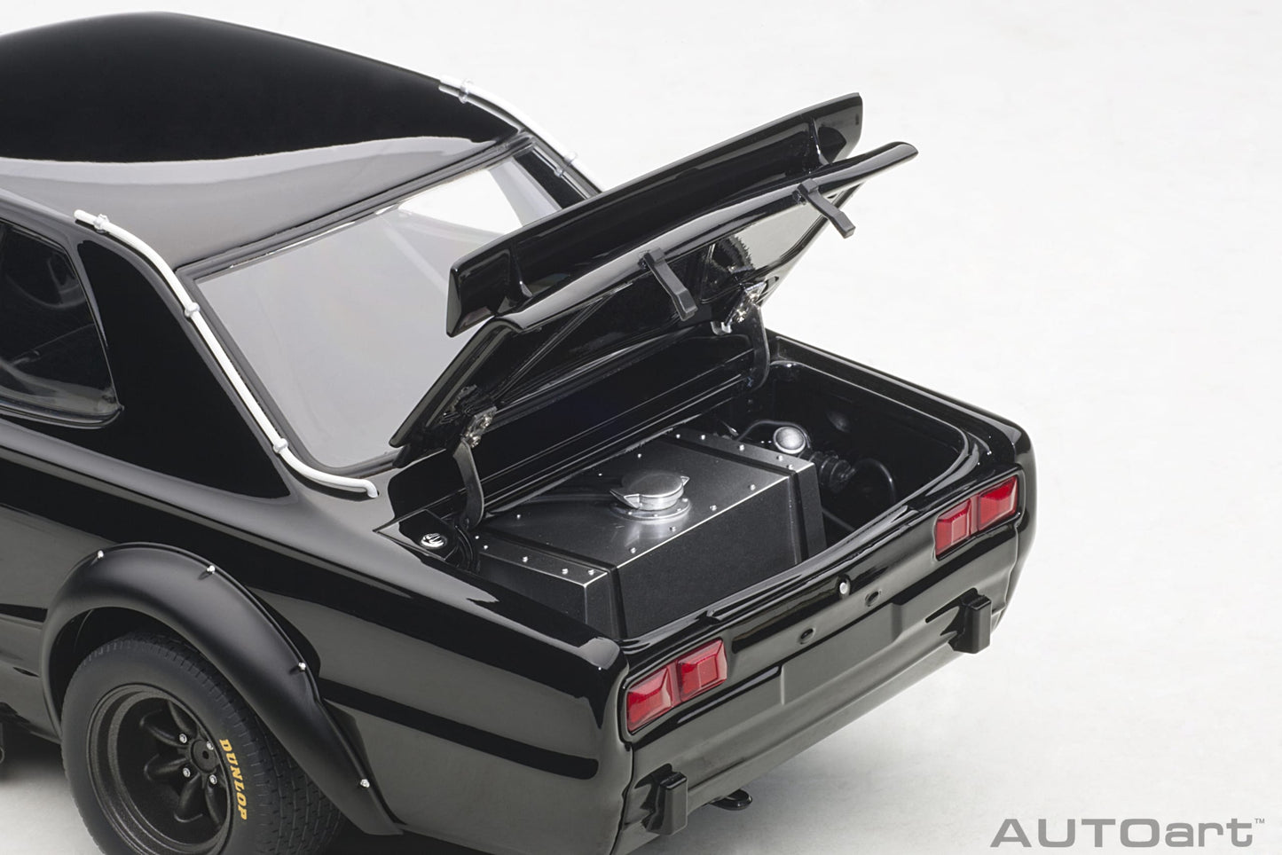 87278 Nissan Skyline GT-R (KPGC-10) Racing 1972 Plain Body Version (Black)