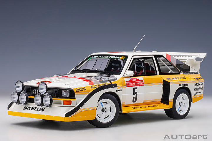 88503 AUDI QUATTRO S1 RALLY SAN REMO 1985 WINNER W. ROHRL/C. GEISTDORFER #5