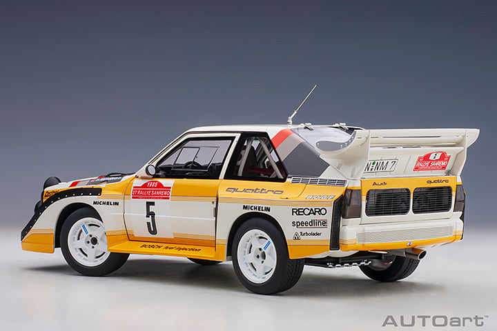 88503 AUDI QUATTRO S1 RALLY SAN REMO 1985 WINNER W. ROHRL/C. GEISTDORFER #5