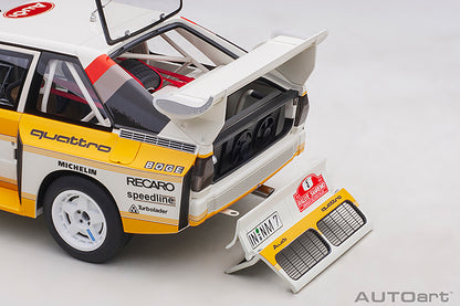 88503 AUDI QUATTRO S1 RALLY SAN REMO 1985 WINNER W. ROHRL/C. GEISTDORFER #5