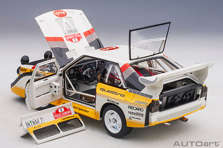 88503 AUDI QUATTRO S1 RALLY SAN REMO 1985 WINNER W. ROHRL/C. GEISTDORFER #5