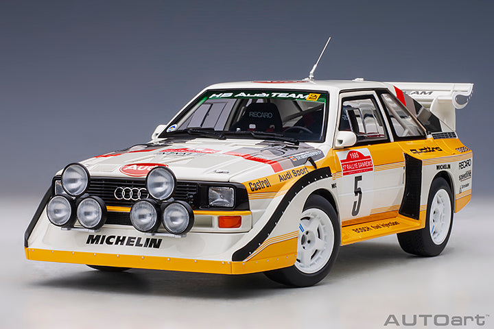 88503 AUDI QUATTRO S1 RALLY SAN REMO 1985 WINNER W. ROHRL/C. GEISTDORFER #5