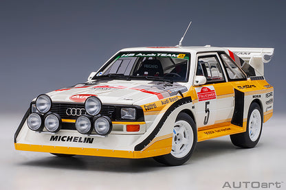 88503 AUDI QUATTRO S1 RALLY SAN REMO 1985 WINNER W. ROHRL/C. GEISTDORFER #5