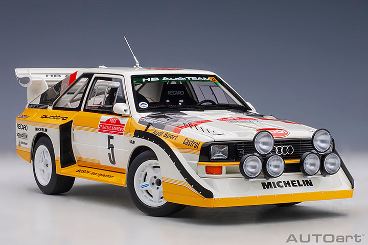 88503 AUDI QUATTRO S1 RALLY SAN REMO 1985 WINNER W. ROHRL/C. GEISTDORFER #5