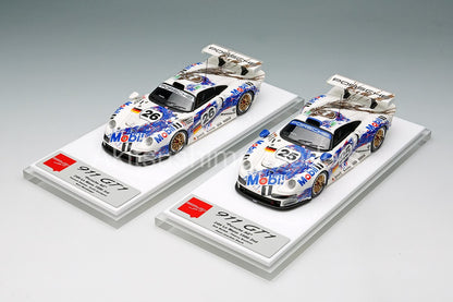 Make Up EIDOLON EM328A 1/43 Porsche 911 GT1 Le Mans 24h 1996 Winner Place Overall (GT1 Class Winner)