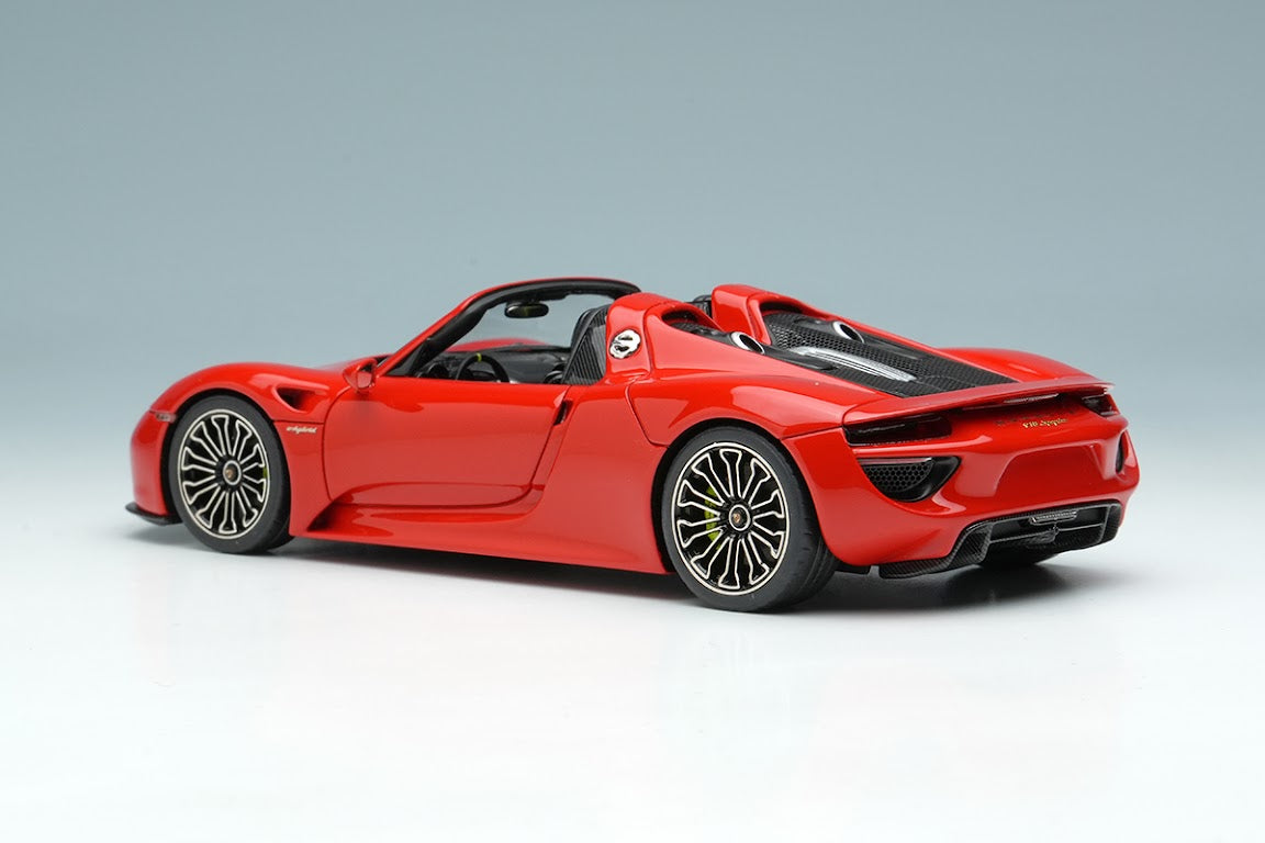 [Pre-order] Make Up EIDOLON EM568G Porsche 918 Spyder 2011 Racing Yellow (Carbon Detail) (Limited 80pcs) (1105)