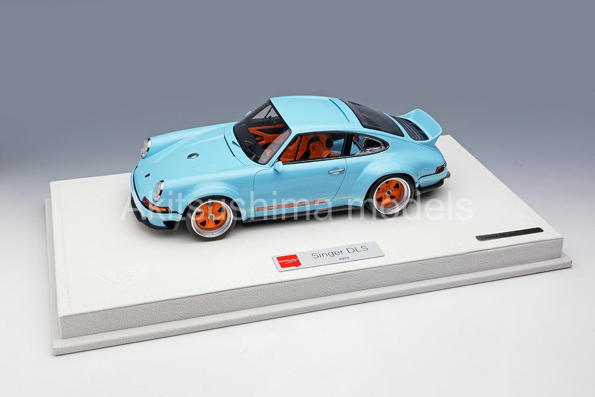 Make Up EML018L EIDOLON Singer 911 DLS 2023 Gulf Blue 1/18