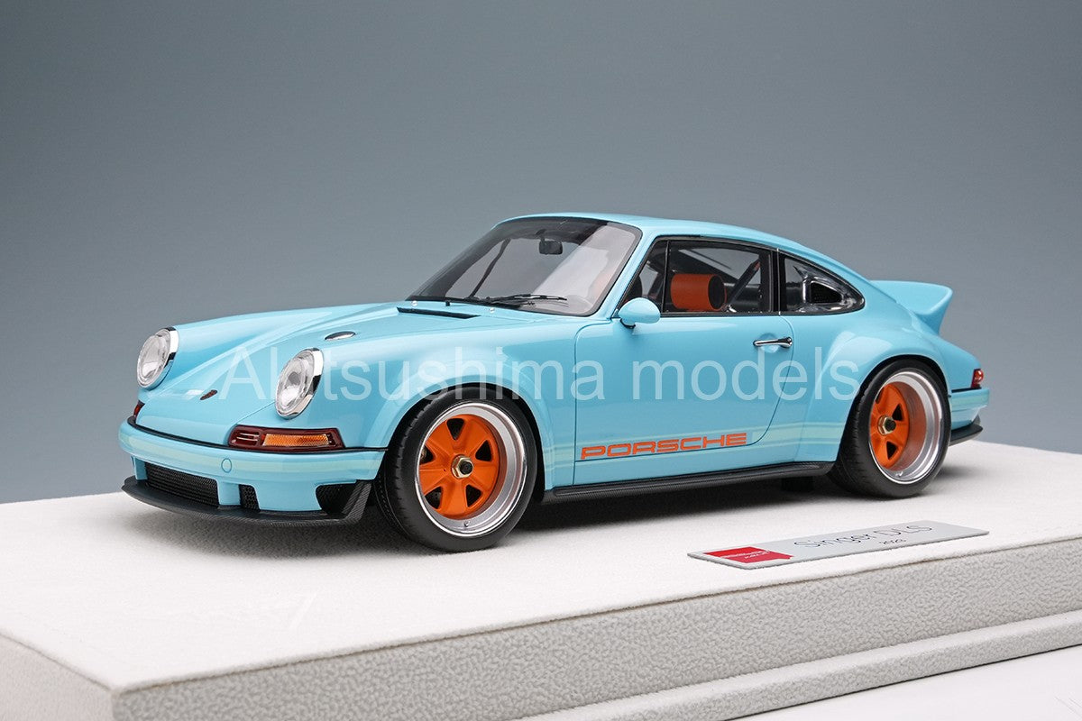 Make Up EML018L EIDOLON Singer 911 DLS 2023 Gulf Blue 1/18