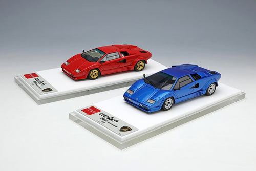 Make Up EIDOLON Lamborghini Countach LP5000 QV 1988, EM652A: Red, EM652B: Black, EM652C: Metallic Blue